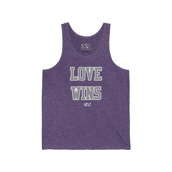 "LOVE WINS" Unisex Jersey Tank