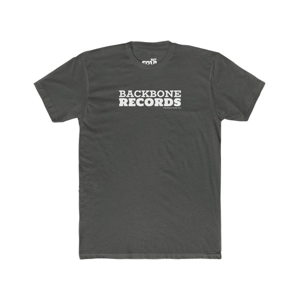 BACKBONE RECORDS Men's Cotton Crew Tee