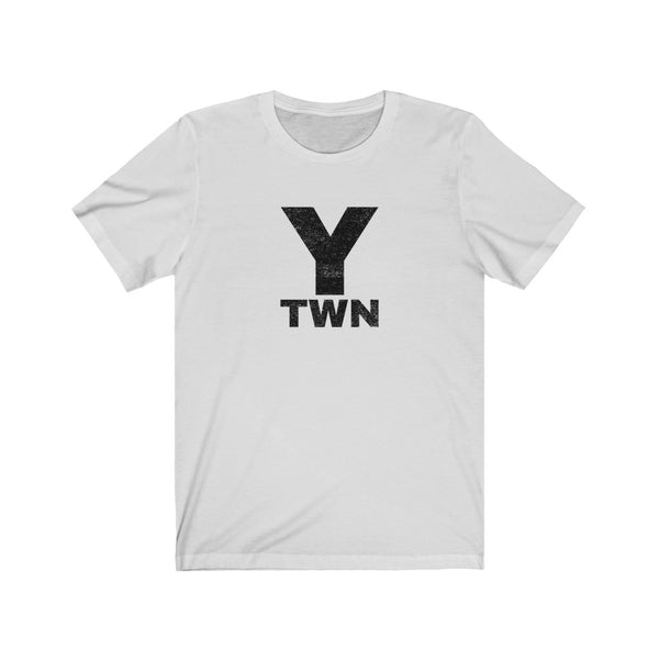 "Y TWN" Men's Cotton Crew Tee