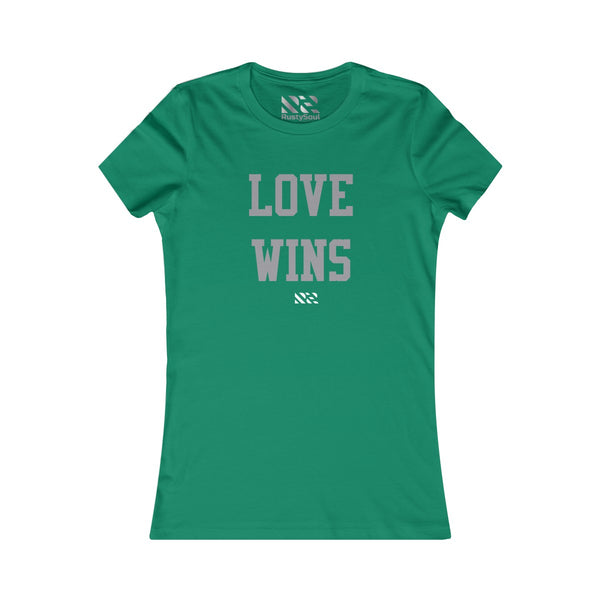 Love Wins (Gray) Women's Favorite Tee