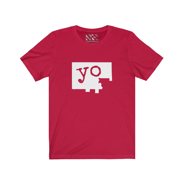 The Town "YO" (White) Unisex Jersey Short Sleeve Tee