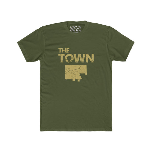 The Town 1 (Gold) Men's Cotton Crew Tee