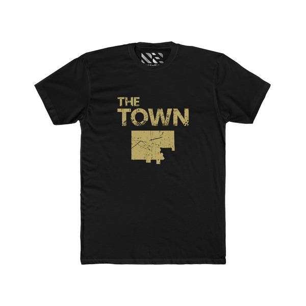 The Town 1 (Gold) Men's Cotton Crew Tee