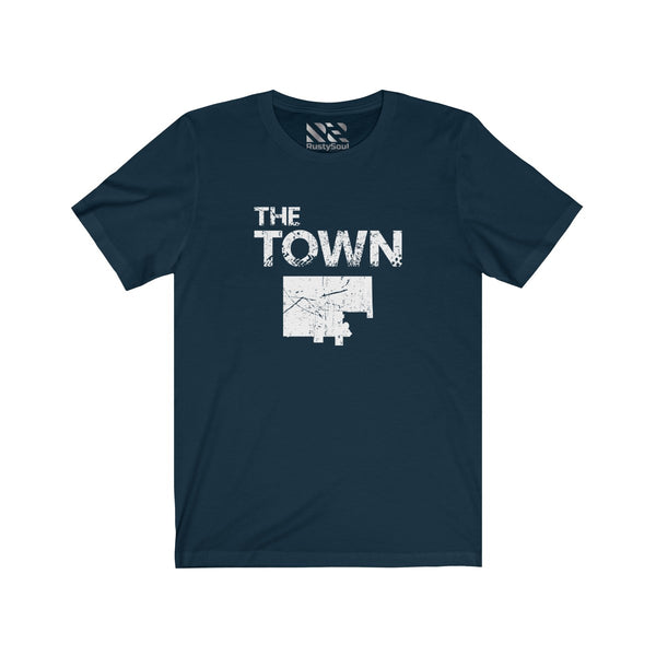 The Town 3 (White) Unisex Jersey Short Sleeve Tee