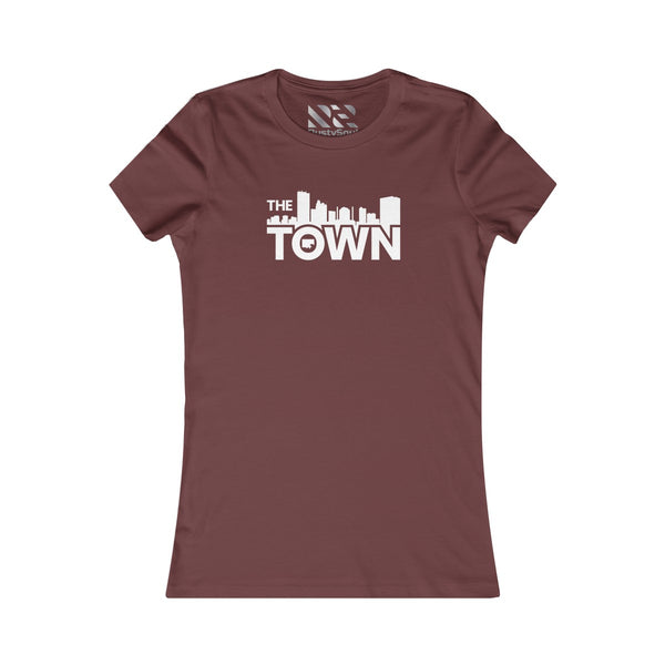 The Town "Skyline" (White) Women's Favorite Tee