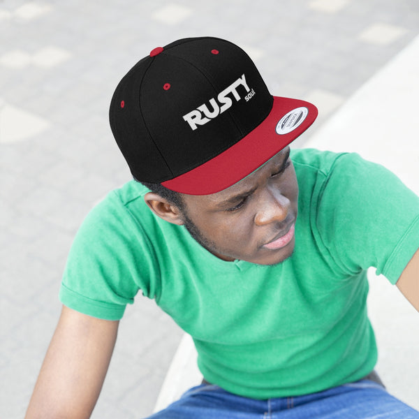RustySoul Unisex Flat Bill Hat