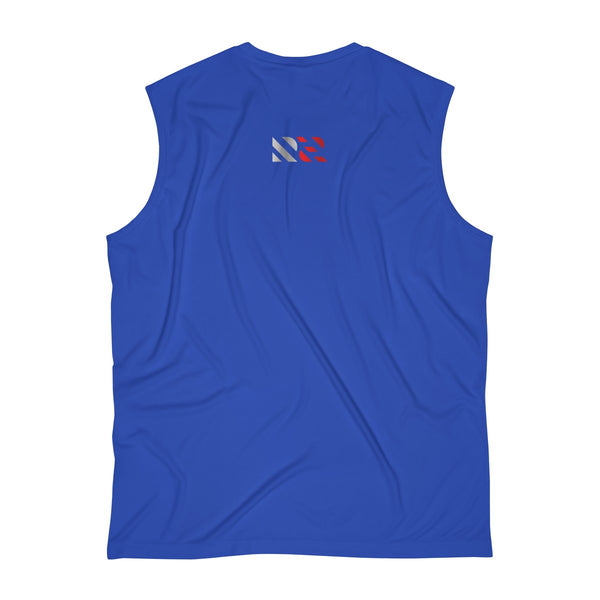 "Hustle Sweat Improve" Men's Sleeveless Performance Tee