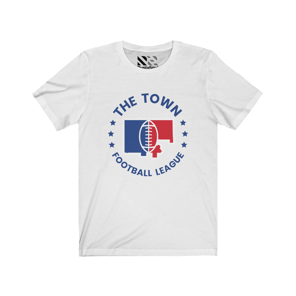 The Town "Football League" Unisex Jersey Short Sleeve Tee