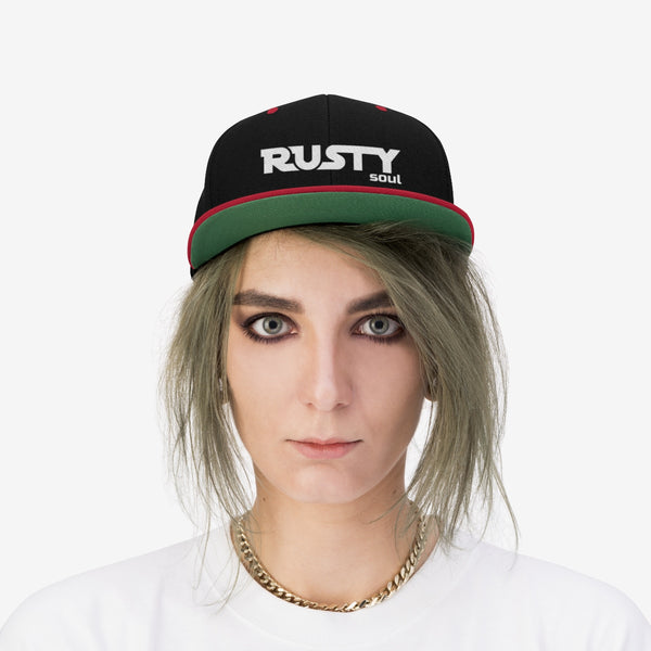 RustySoul Unisex Flat Bill Hat