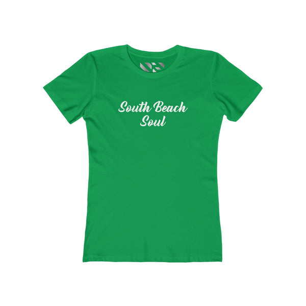 "South Beach Soul" Women's The Boyfriend Tee