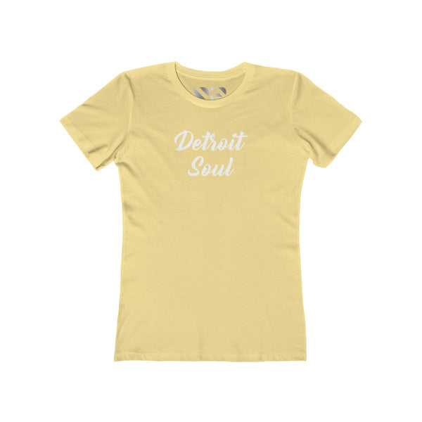 "Detroit Soul" Women's The Boyfriend Tee