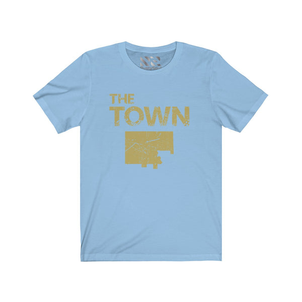 The Town 3 (Gold) Unisex Jersey Short Sleeve Tee