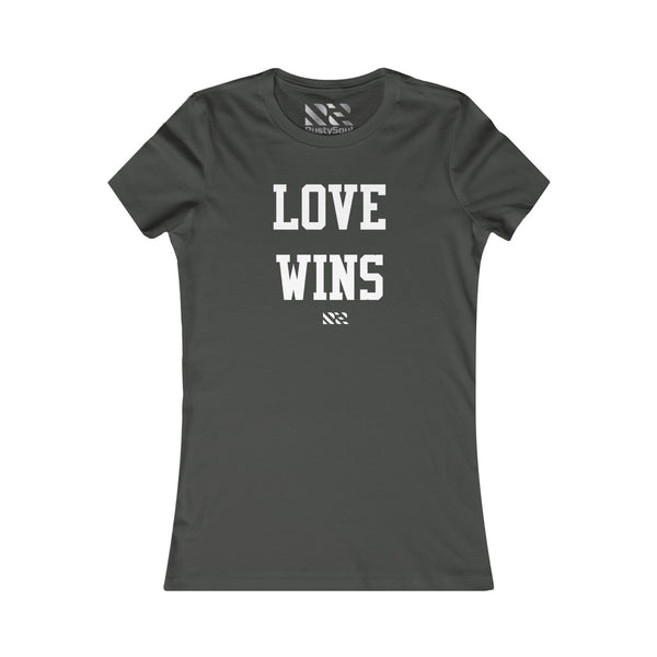 Love Wins (White) Women's Favorite Tee