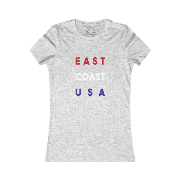 "East Coast USA" Women's Favorite Tee