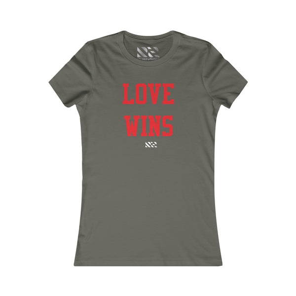 Love Wins (Red) Women's Favorite Tee