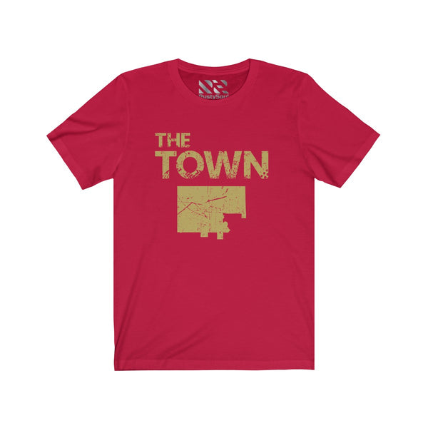 The Town 3 (Gold) Unisex Jersey Short Sleeve Tee