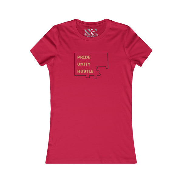 The Town "PRIDE UNITY HUSTLE" Women's Favorite Tee