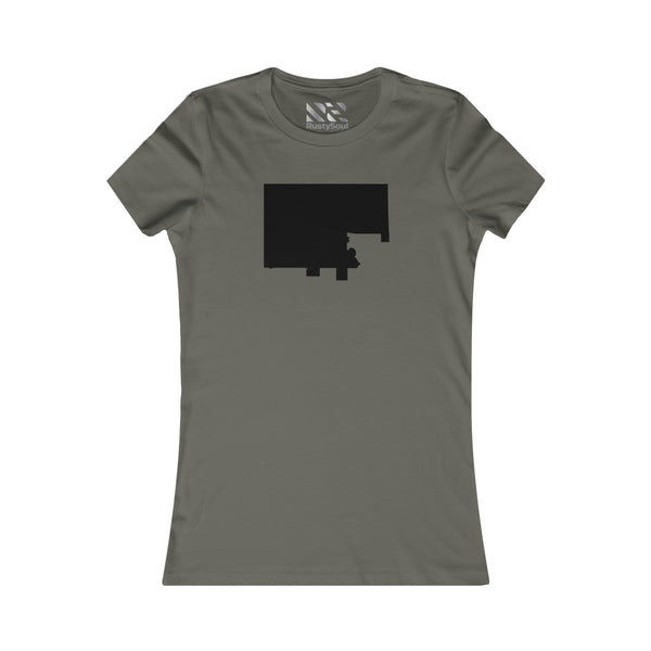 The Town "Silhouette" (Black) Women's Favorite Tee