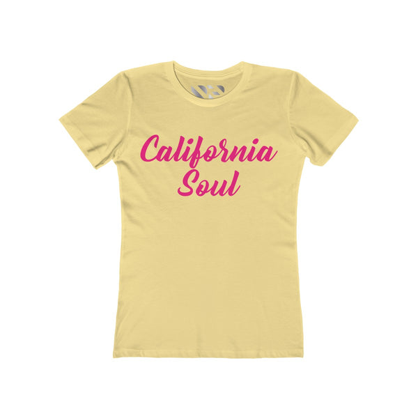 California Soul" Women's The Boyfriend Tee