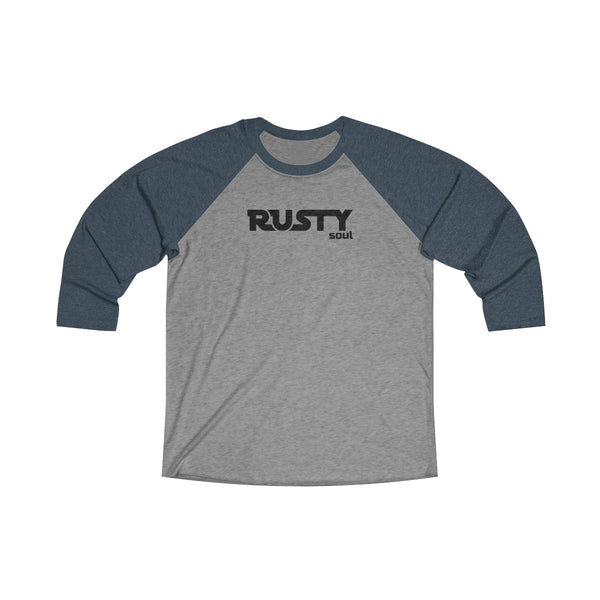 RustySoul Brand Unisex Tri-Blend 3/4 Raglan Tee