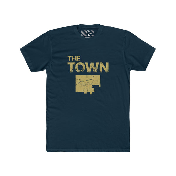 The Town 1 (Gold) Men's Cotton Crew Tee