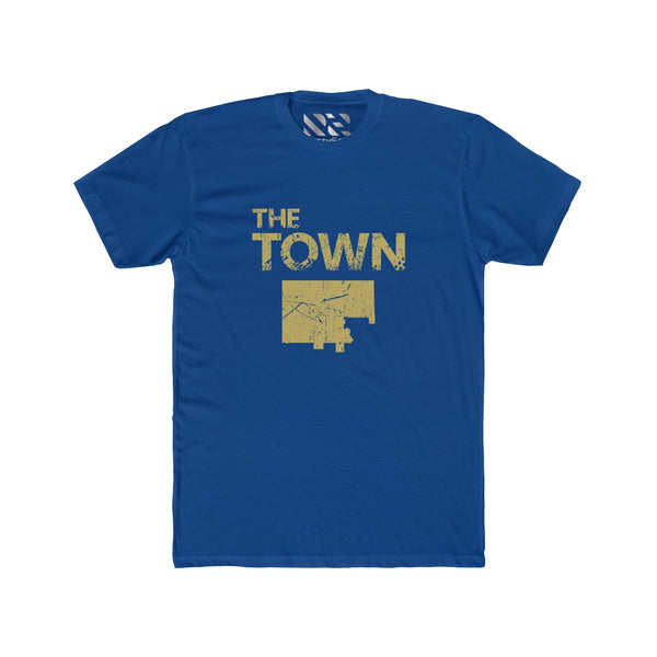 The Town 1 (Gold) Men's Cotton Crew Tee