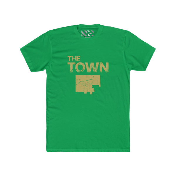 The Town 1 (Gold) Men's Cotton Crew Tee