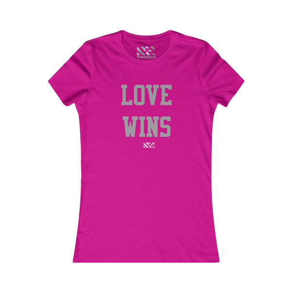 Love Wins (Gray) Women's Favorite Tee