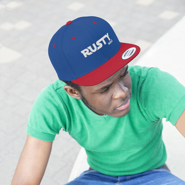 RustySoul Unisex Flat Bill Hat
