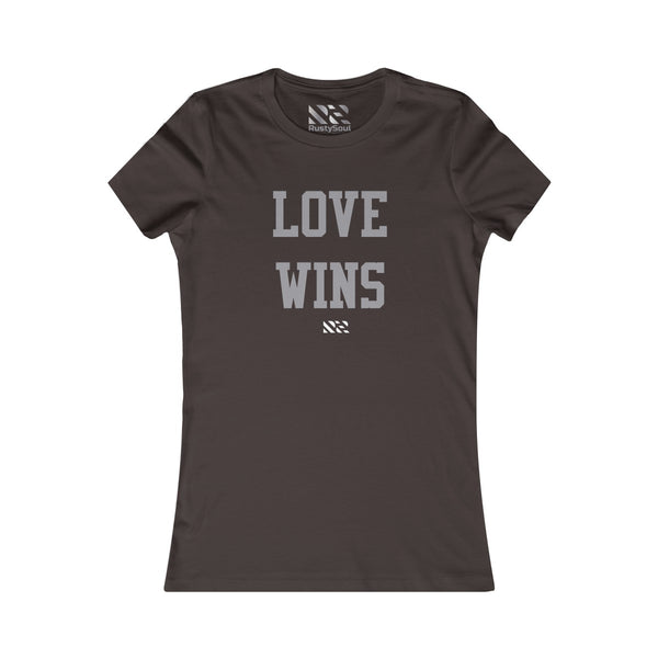 Love Wins (Gray) Women's Favorite Tee