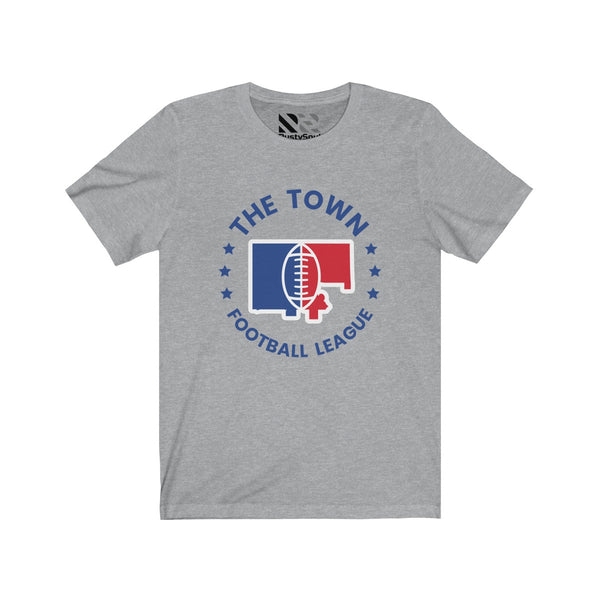 The Town "Football League" Unisex Jersey Short Sleeve Tee