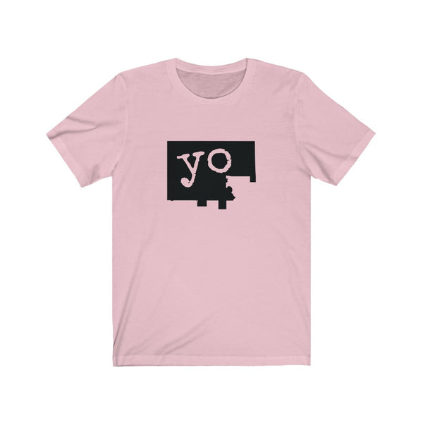 The Town "YO" (Black) Unisex Cotton Crew Tee
