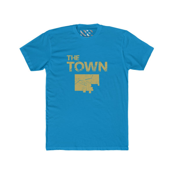 The Town 1 (Gold) Men's Cotton Crew Tee