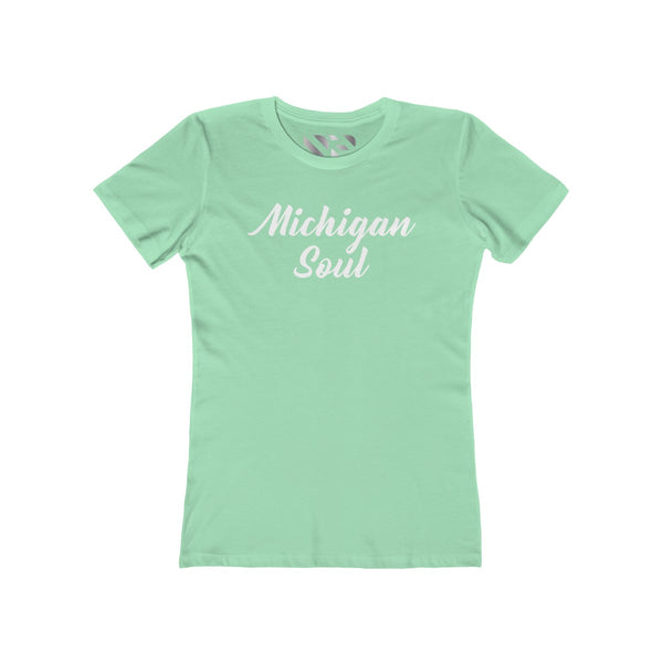 "Michigan Soul" Women's The Boyfriend Tee