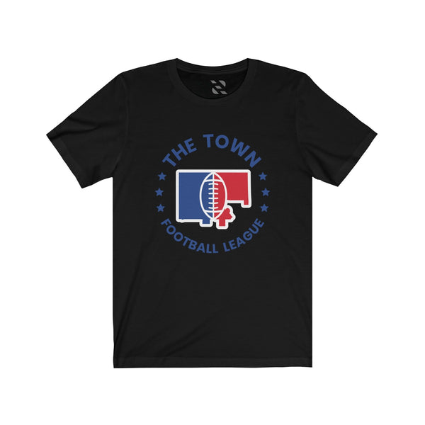The Town "Football League" Unisex Jersey Short Sleeve Tee