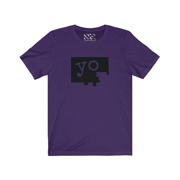The Town "YO" (Black) Unisex Jersey Short Sleeve Tee