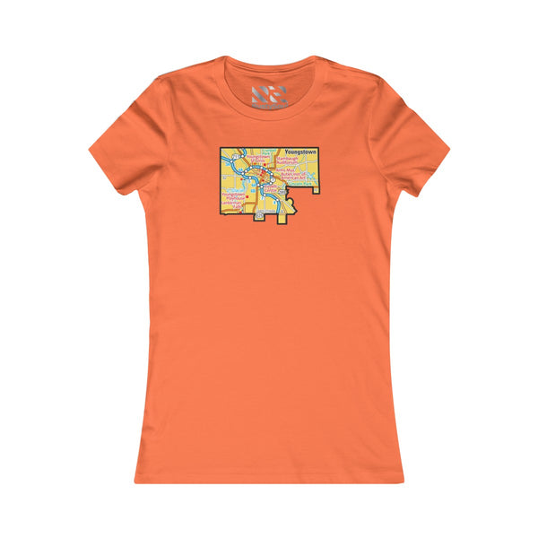 The Town "Map" Women's Favorite Tee