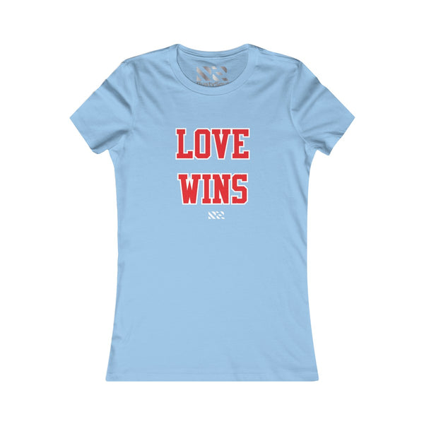 Love Wins (Red & White) Women's Favorite Tee