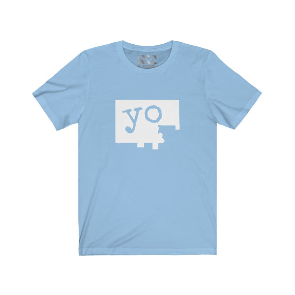 The Town "YO" (White) Unisex Jersey Short Sleeve Tee