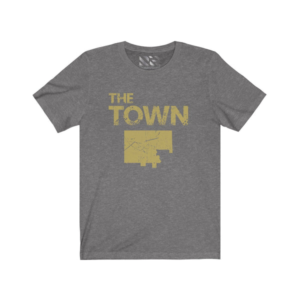 The Town 3 (Gold) Unisex Jersey Short Sleeve Tee