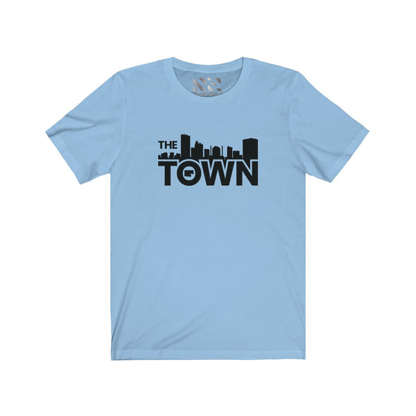 The Town "Skyline" (Black) Unisex Jersey Short Sleeve Tee
