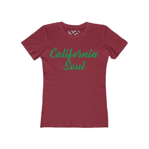 California Soul" Women's The Boyfriend Tee