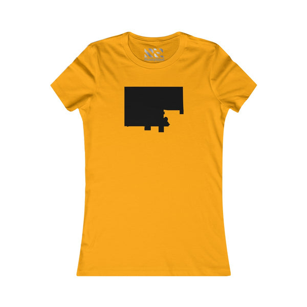 The Town "Silhouette" (Black) Women's Favorite Tee