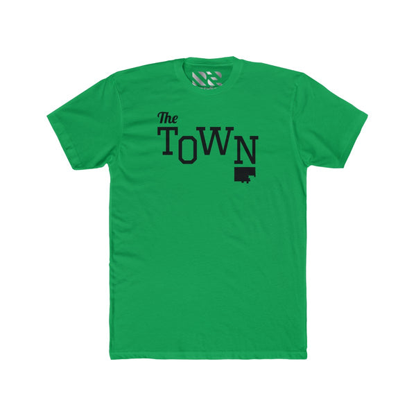 The Town 2 (Black) Men's Cotton Crew Tee