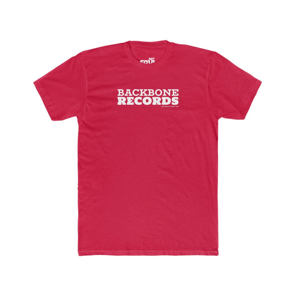 BACKBONE RECORDS Men's Cotton Crew Tee