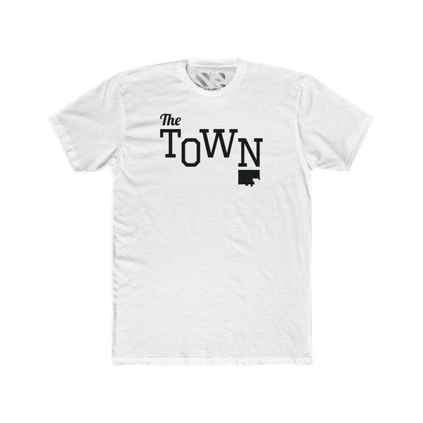 The Town 2 (Black) Men's Cotton Crew Tee