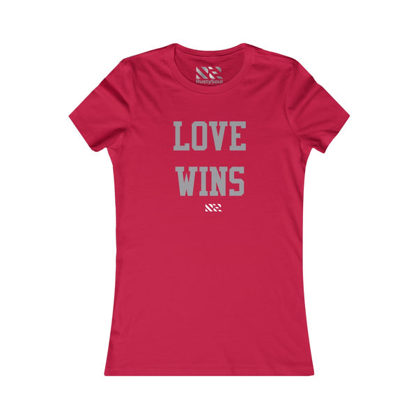 Love Wins (Gray) Women's Favorite Tee