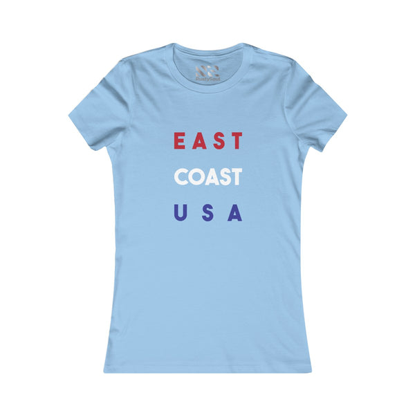 "East Coast USA" Women's Favorite Tee