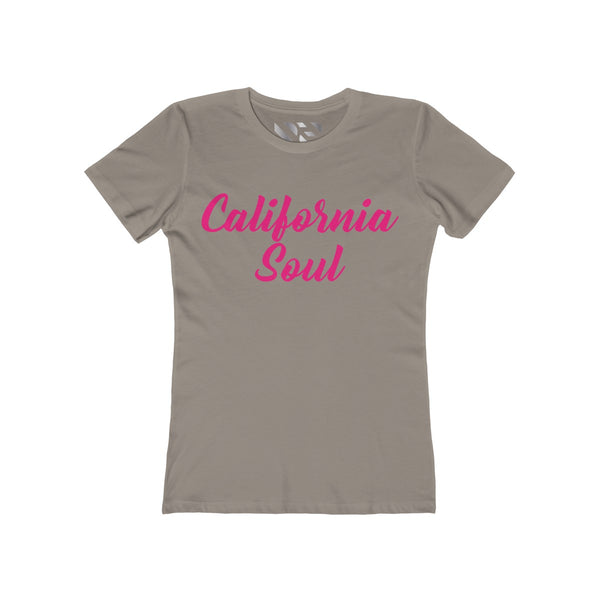 California Soul" Women's The Boyfriend Tee
