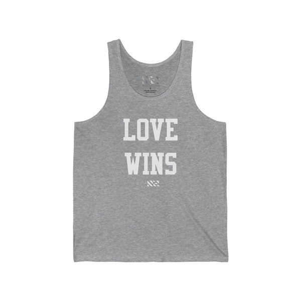 "LOVE WINS" Unisex Jersey Tank
